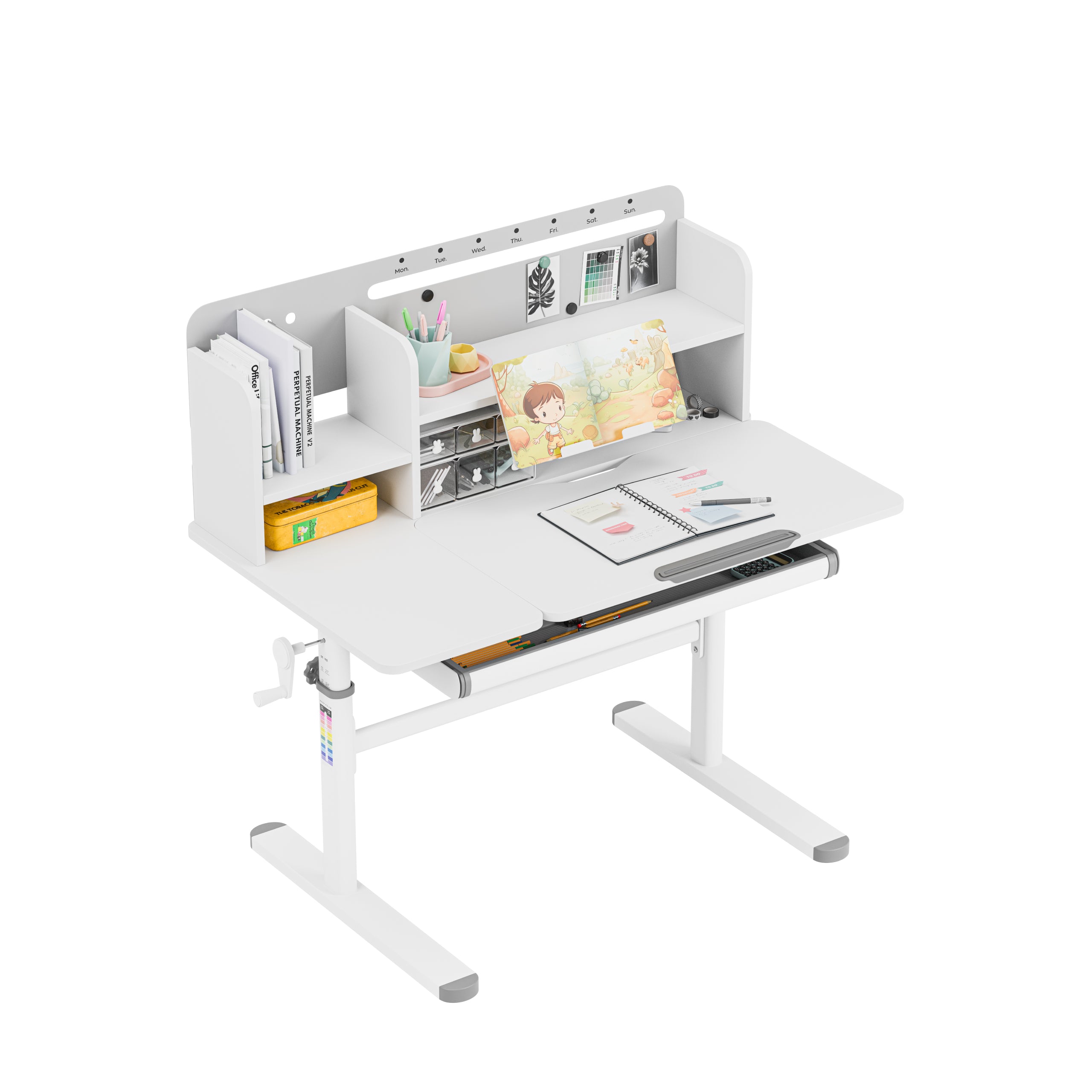 Escritorio infantil Mark Adler Study 5.7 Grey de 100 cm