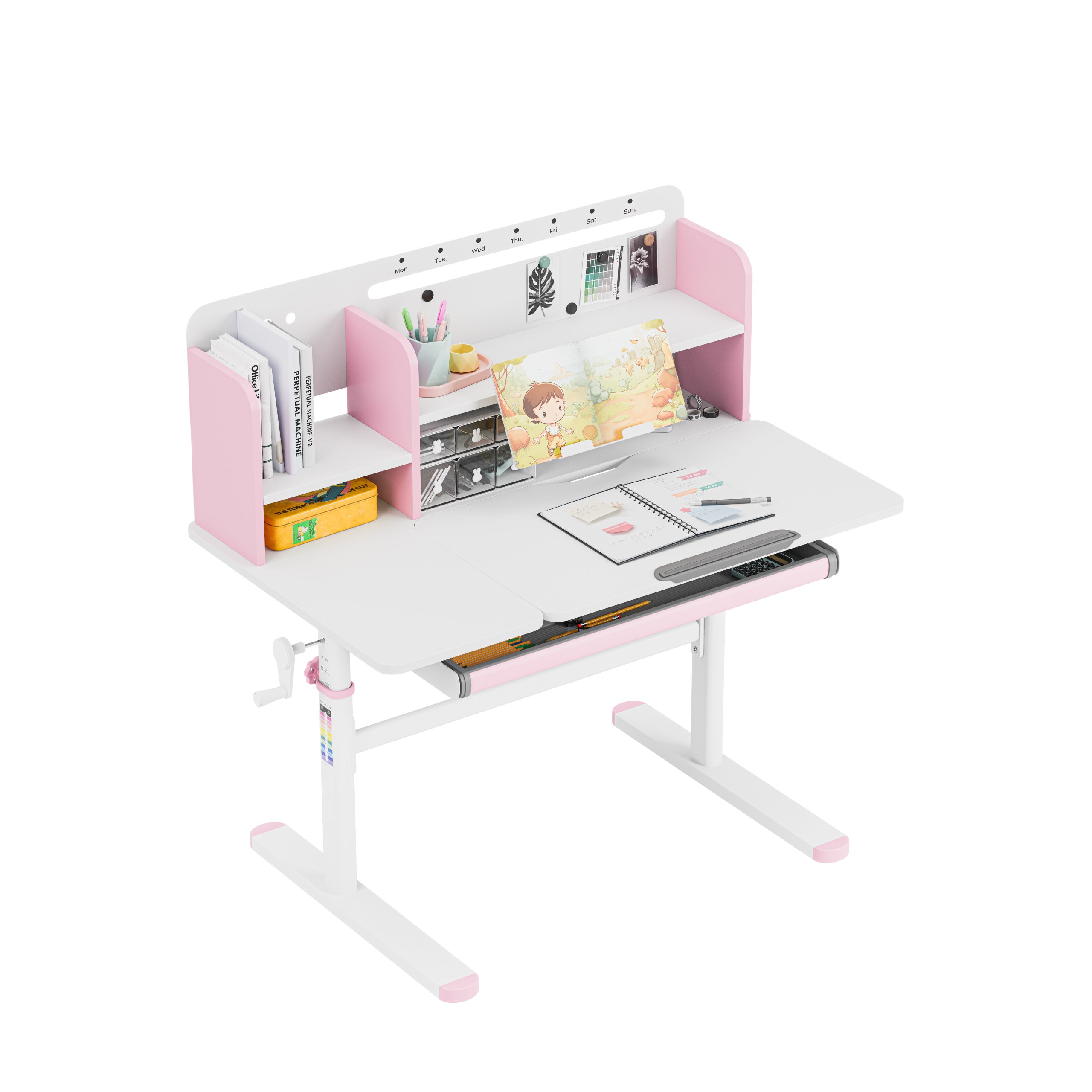 Escritorio infantil Mark Adler Study 5.7 Pink de 100 cm