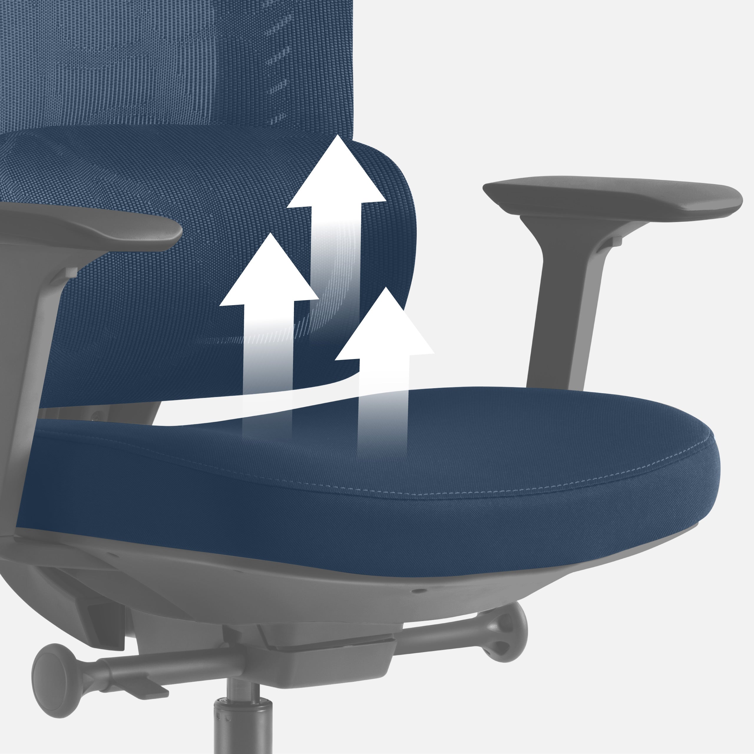 Sillón de oficina con función de masaje Mark Adler Visioner 6.1 Black