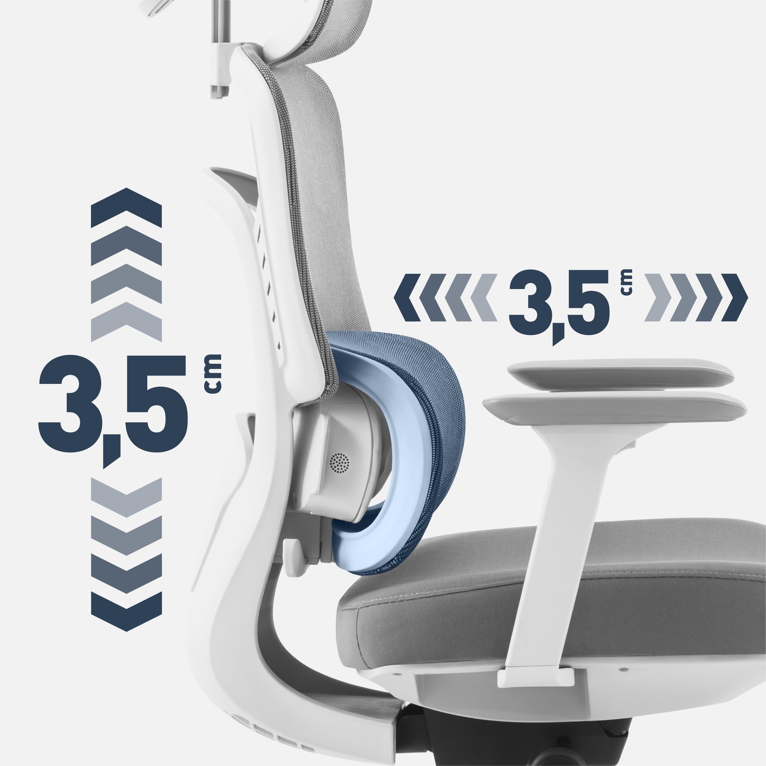 Soporte lumbar ajustable