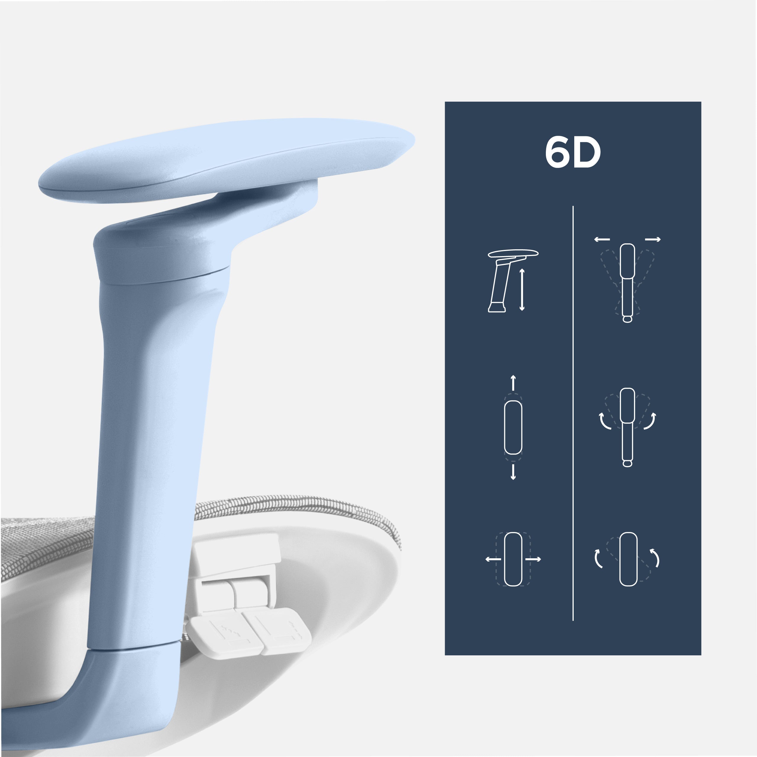 Reposabrazos FusionArm 6D